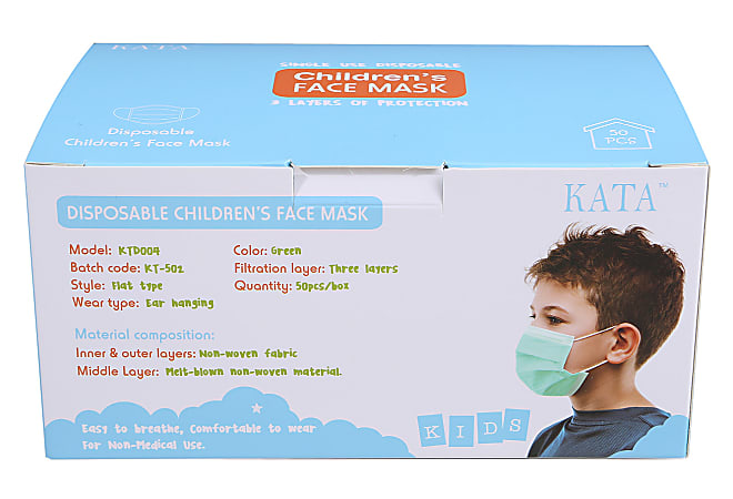 KIM & C Protective Earloop Mask with Melt Blown Filter [50pcs/Box]