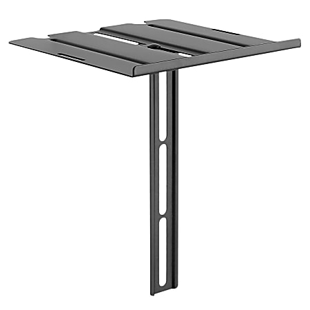 Mount-It MI-896 Wall-Mounted A/V Shelf, 10"H x 7-13/16"W x 7-13/16"D, Black