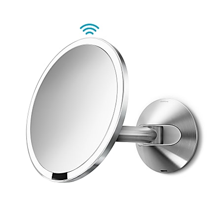 simplehuman Sensor 5X Magnification Wall Mount Makeup Mirror 8