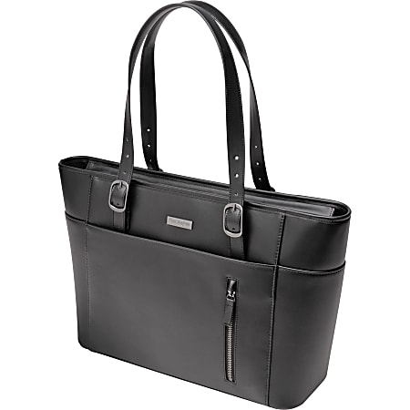 Kensington 62850 Carrying Case (Tote) for 15.6" Notebook - Faux Leather - Handle