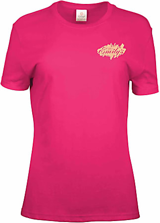Ladies 100percent Cotton T Shirt Color - Office Depot