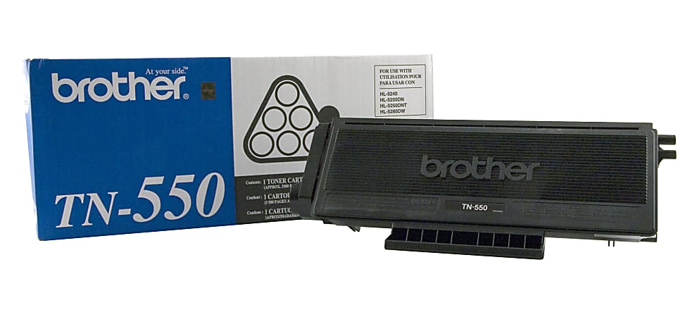 Brother® TN-550 Black Toner Cartridge, TN-550BK