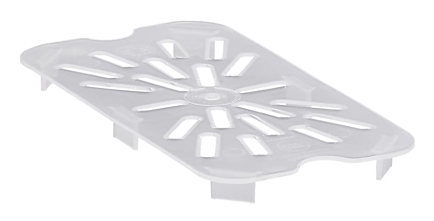 Cambro Translucent GN 1/4 Drain Shelves, 5/8"H x 8-3/16"W x 4-1/4"D, Pack Of 6 Shelves