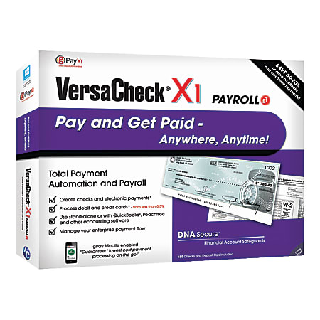 VersaCheck® X1 Payroll gT, Traditional Disc