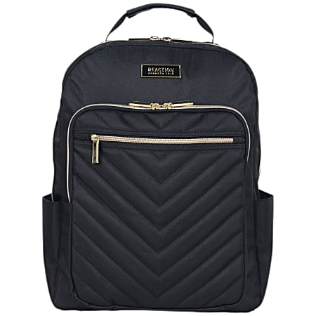 Black and gold laptop backpack discount
