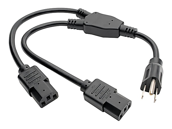 Eaton Tripp Lite Series Y Splitter Power Cable,