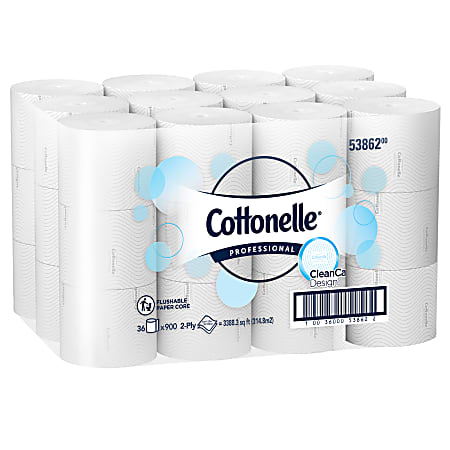Cottonelle Paper Core High Capacity 2 Ply Standard Toilet Paper