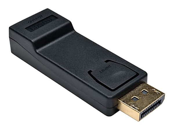 Tripp Lite DisplayPort to HDMI Adapter Converter DP to HDMI M/F - Adapter - DisplayPort male to HDMI female - black