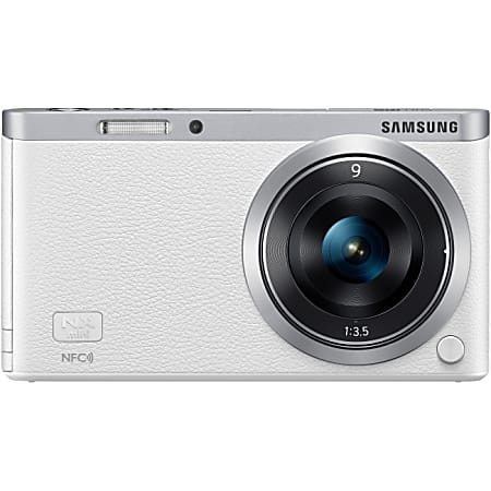 Samsung NXF1 20.5 Megapixel Mirrorless Camera with Lens - 9 mm - 27 mm - White