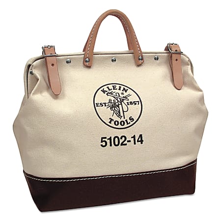 Klein Tools Canvas Tool Bag, 1 Compartment, 14 in X 6 in