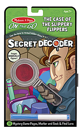 Melissa &amp; Doug Activity Book, Secret Decoder Activity And Story Book