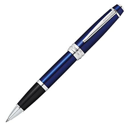 Cross® Bailey Selectip Rollerball Pen, Medium Point, 7 mm, Blue Barrel, Black Ink