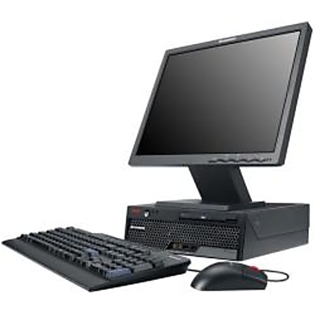 Lenovo ThinkCentre M58p 6136A1U Desktop Computer Core 2 Duo E8400 3GHz - Ultra Slim - Black