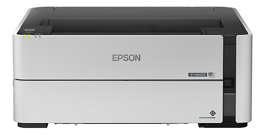 Epson&reg; WorkForce&reg; SuperTank&reg; ST-M1000 Wireless Inkjet Monochrome Printer