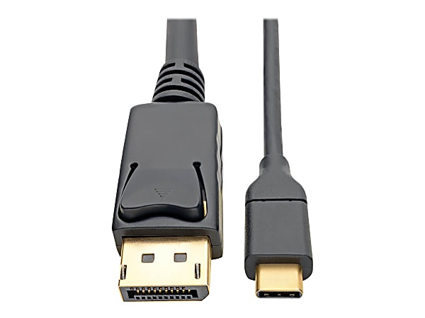 Tripp Lite by Eaton USB-C to DisplayPort Active Adapter Cable (M/M), 4K 60 Hz, 3 ft. (0.9 m) - DisplayPort/USB for Smartphone, Chromebook, Projector, Monitor, Notebook, Tablet, MacBook, Audio/Video Device - 640 MB/s - 3 ft