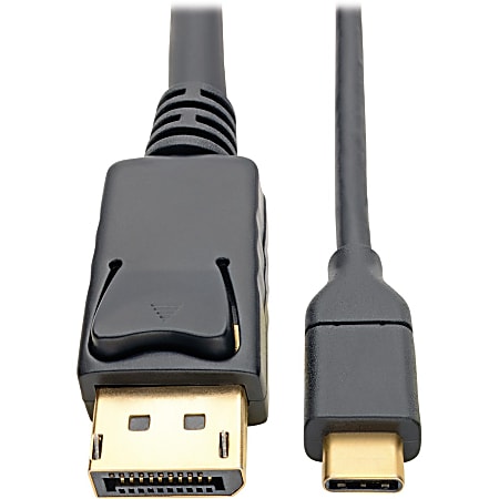 Tripp Lite by Eaton USB-C to DisplayPort Active Adapter Cable (M/M), 4K 60 Hz, 3 ft. (0.9 m) - DisplayPort/USB  - U444003DP