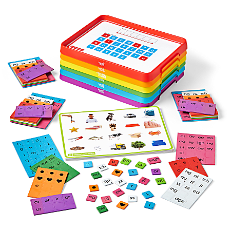 Hand2Mind Advancing Phonics Word Work Small Group Set, Multicolor, K – 3