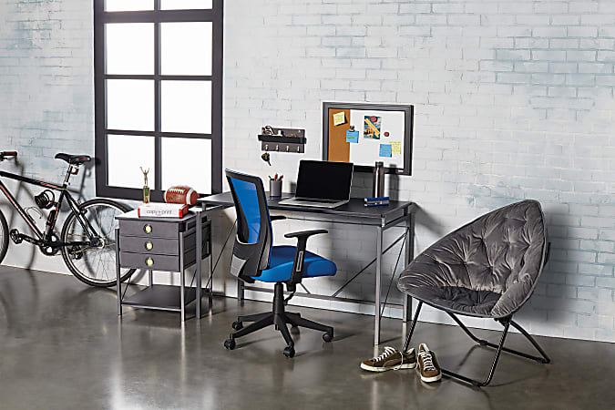 Brenton Studio® Radley Mesh Mid-Back Task Chair, Blue/Black on Sale At Office Depot and OfficeMax