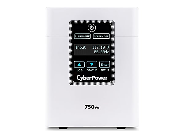 CyberPower Medical Grade M750L - UPS - AC 120 V - 600 Watt - 750 VA - 3 x battery - lead acid - 7 Ah - USB, serial - output connectors: 6