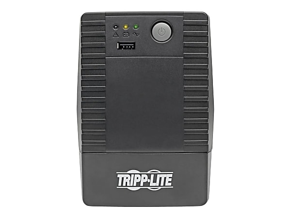 Eaton Tripp Lite Series UPS Desktop 650VA 360W AVR Battery Back Up Compact 120V 6 Outlet - UPS - AC 120 V - VS650T