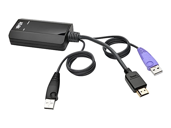 Tripp Lite HDMI USB Server Interface w/Virtual Media & CAC for B064 KVMs TAA - KVM / USB extender - up to 164 ft - TAA Compliant