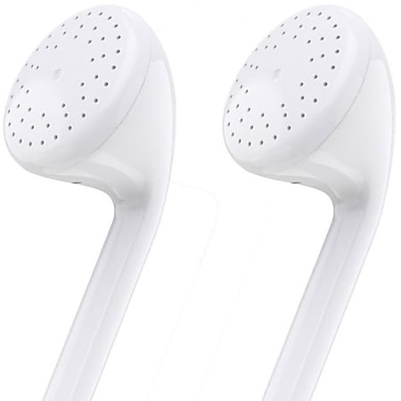 4XEM Premium Earbud Headphones With Microphone  For iPhone®, iPod® And iPad® Devices, White