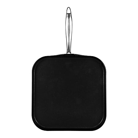Vasconia® Urban Aluminum Nonstick Square Griddle, 20-13/16" x 11-5/16" x 5-5/16", Black