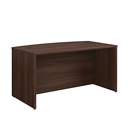 Sauder® Affirm 54"W Bow-Front Computer Desk, 54"W, Noble Elm