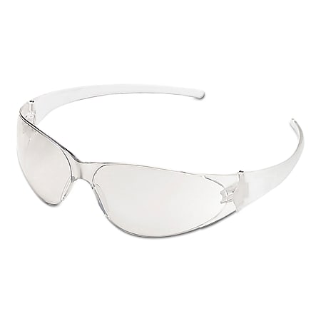 Checkmate Safety Glasses,Clear Mirror Lens, Duramass Scratch-Resistant HC