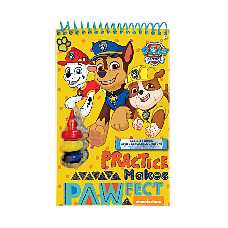Nickelodeon Paw Patrol Activity Book With Crayons