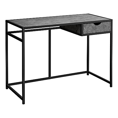 Monarch Specialties Riva 43"W Computer Desk, Gray, I 7573