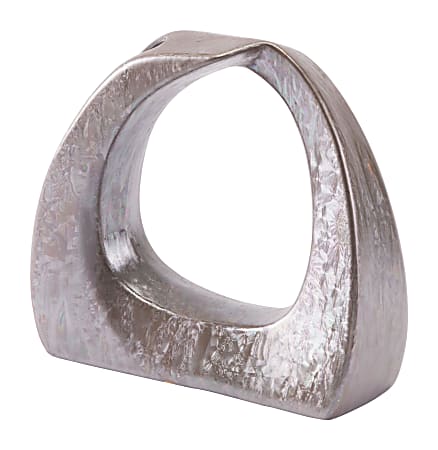 Zuo Modern Triangle Figurine, 9 7/16"H x 10 5/8"W x 3 3/4"D, Gunmetal