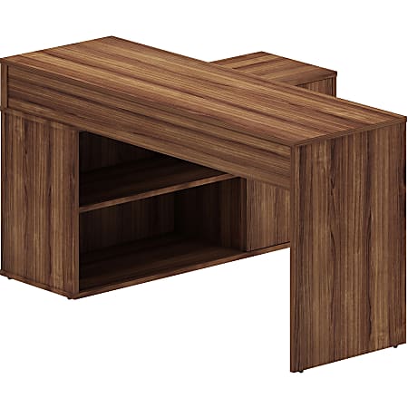 LYS L-Shape Workstation with Cabinet - For - Table TopLaminated L-shaped Top - 200 lb Capacity - 29.50