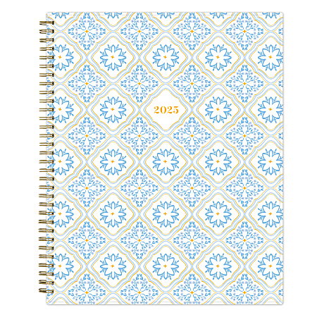2025 Blue Sky Weekly/Monthly Planning Calendar, 8-1/2" x 11", Delancy, January To December, 148909