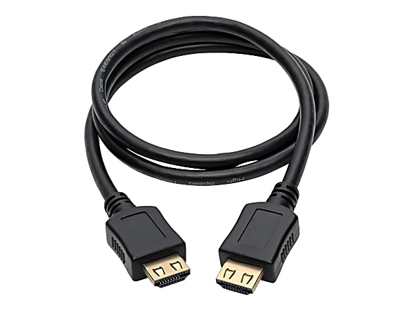 Tripp Lite High-Speed HDMI Cable With Gripping Connectors, 3'