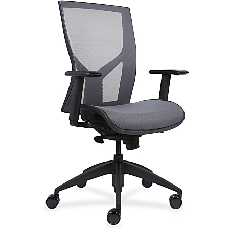 Lorell® High-Back Mesh Chair, Black