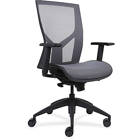 Lorell&reg; High-Back Mesh Chair, Black