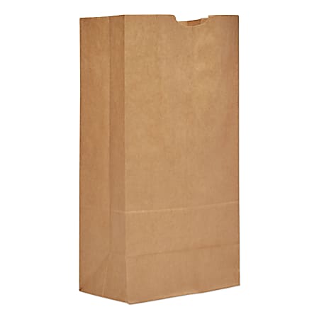 General Grocery Paper Bags, 16-3/16”H x 8-1/4”W x 6”D, Kraft Brown, Pack Of 500 Bags