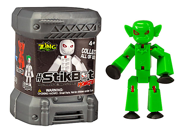 Zing Stikbot Monster Capsule Assorted - Office Depot