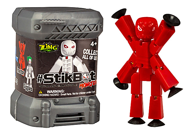 Zing Stikbot Monster Capsule Assorted Office Depot