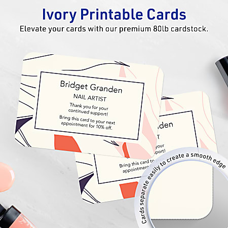 Avery Printable Postcards With Sure Feed Technology 4 x 6 Rectangle