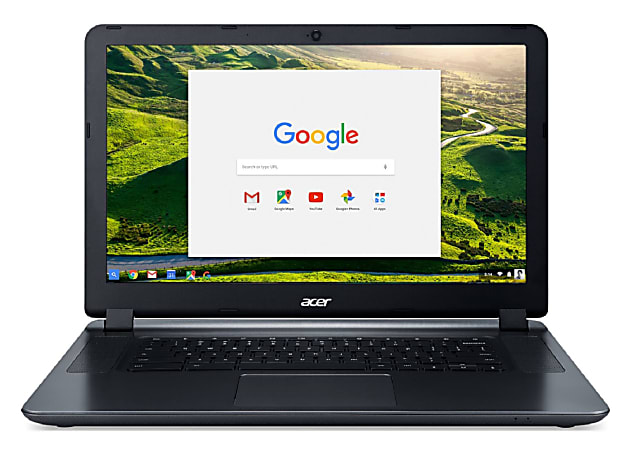 Acer® Refurbished Chromebook, 15.6" Screen, Intel® Celeron®, 4GB Memory, 32GB Flash Memory, Chrome OS, NX.GHJAA.008