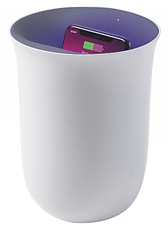 Oblio Wireless Charging Station with Built-in UV Sanitizer,