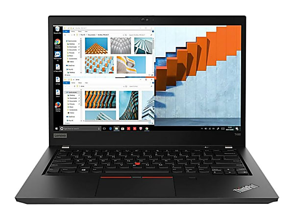 Lenovo ThinkPad T490 20N20042US 14" Notebook - 2560 x 1440 - Intel Core i7 i7-8665U - 16 GB RAM - 512 GB SSD - Glossy Black - Windows 10 Pro - Intel UHD Graphics 620