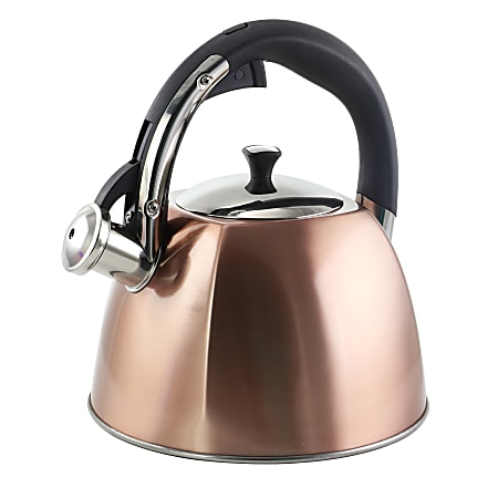 Gibson Mr Coffee 1.5 Quarts Stainless Steel Whistling Stovetop Tea