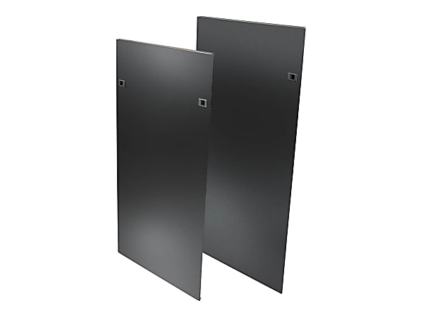 Eaton Tripp Lite Series Heavy Duty Side Panels for SRPOST52HD Open Frame Rack w/ Latches - Rack panel kit - side - black - 52U