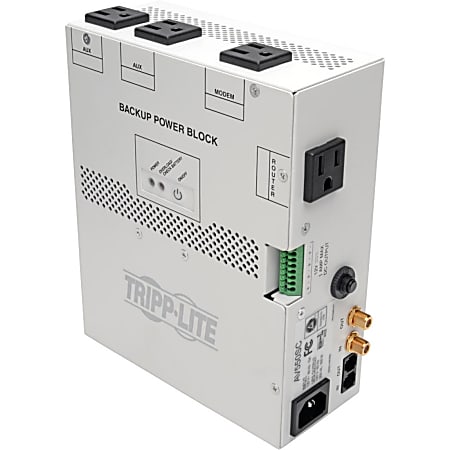 Tripp Lite UPS 550VA A/V Backup Power Block for Structured Wiring Closets, AV550SC