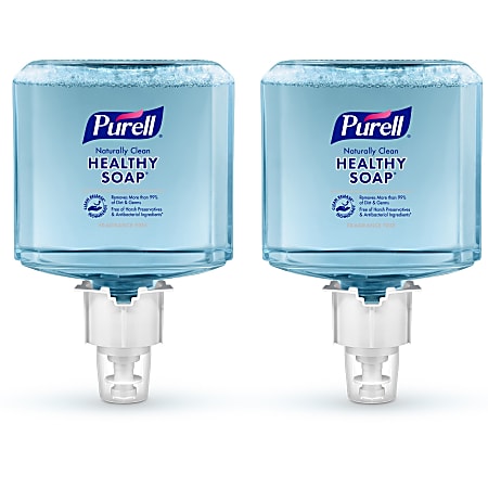 Purell® ES6 Professional Mild Foam Hand Soap Refills, Naturally Cleam Scent, 40.5 Oz., Pack Of 2 Bottles