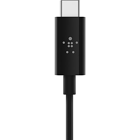 手数料安い Belkin 3.5mm Black Ft 3 Connector C USB with Cable Audio その他
