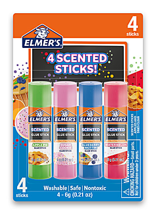 Elmers Glitter Glue 6 Oz Pink - Office Depot